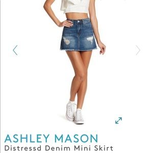 Ashley Mason Denim Skirt